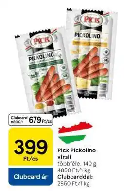 Tesco PICK Pickolino virsli ajánlat