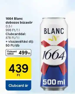 Tesco 1664 Blanc dobozos búzasör ajánlat