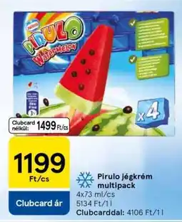 Tesco Pirulo jégkrém multipack ajánlat
