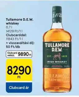 Tesco Tullamore D.E.W. whiskey ajánlat