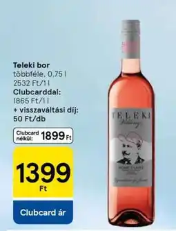 Tesco Teleki bor ajánlat