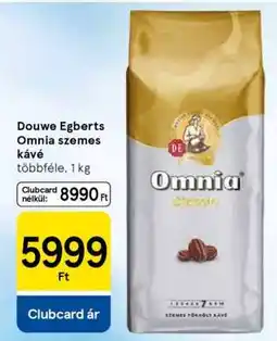 Tesco Douwe Egberts Omnia Szemes Kávé ajánlat