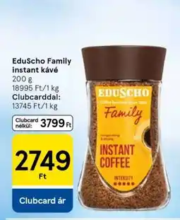 Tesco EduScho Family instant kávé ajánlat