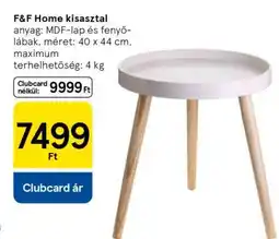 Tesco F&F Home kisasztal ajánlat