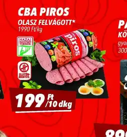CBA CBA Piros Olasz Felvágott ajánlat