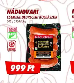 CBA Nádudvari csemege debreceni kolbászok ajánlat