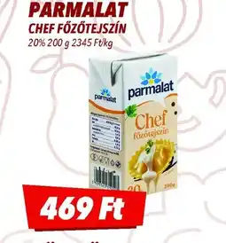 CBA Parmalat Chef Főzőtejszín ajánlat