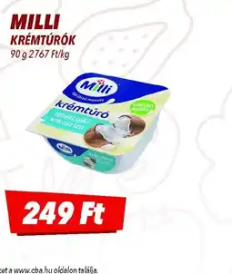 CBA Milli krémtúrk ajánlat