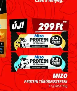 CBA Mizo Protein Túrdesszertek ajánlat