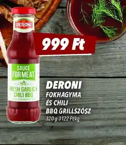CBA Deroni Fokhagyma és Chili BBQ Grillszsz ajánlat