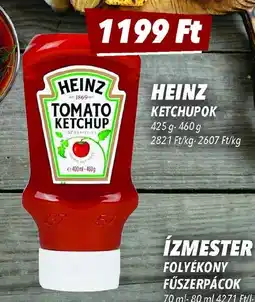 CBA Heinz Ketchupok ajánlat