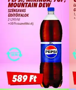 CBA Pepsi, Mirinda, 7up, Mountain Dew ajánlat