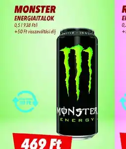 CBA Monster energiaitalok ajánlat