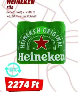 CBA Heineken Sör ajánlat