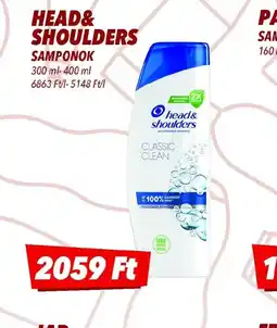 CBA Head & Shoulders Samponok ajánlat