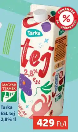 PRIVÁT Tarka ESL tej 2,8% ajánlat
