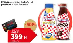 PRIVÁT Pöttyös madártej, kakaós tej palackos ajánlat
