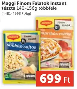 PRIVÁT Maggi Finom Falatok instant tészta ajánlat