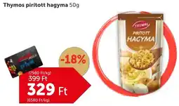 PRIVÁT Thymos pirított hagyma ajánlat