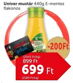PRIVÁT Univer mustár ajánlat