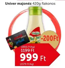 PRIVÁT Univer majonéz ajánlat