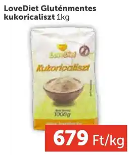 PRIVÁT LoveDiet Gluténmentes kukoricaliszt ajánlat