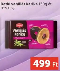 PRIVÁT Detki vaníliás karika ajánlat