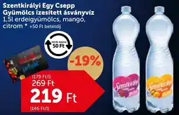 PRIVÁT Szentkirályi Egy Csepp Gyümölcs ízesített ásványvíz ajánlat