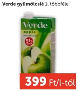 PRIVÁT Verde gyümölcslé ajánlat