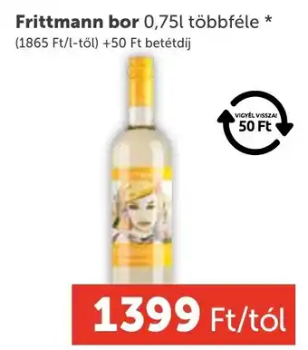 PRIVÁT Frittmann bor ajánlat