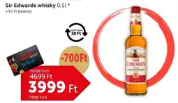 PRIVÁT Sir Edwards whisky ajánlat