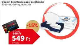 PRIVÁT Ooops! Excellence papír zsebkendő ajánlat
