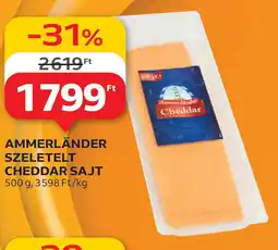 Auchan Ammerländer szeletelt cheddar sajt ajánlat