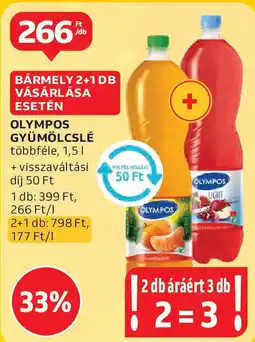Auchan Olympos gyümölcslé ajánlat