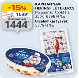 Auchan Kapitan navi heringfilé tekercs ajánlat