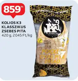 Kolios k3 klasszikus zsebes pita