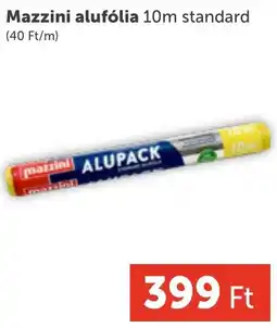 PRIVÁT Mazzini alufólia ajánlat