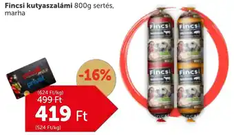 PRIVÁT Fincsi kutyaszalámi ajánlat