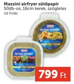 PRIVÁT Mazzini airfryer sütőpapír ajánlat