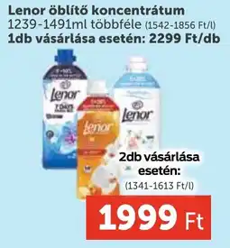 PRIVÁT Lenor öblítő koncentrátum ajánlat