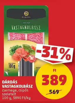 PENNY Dárdás vastagkolbász ajánlat