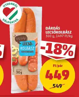PENNY Dárdás lecsókolbász ajánlat