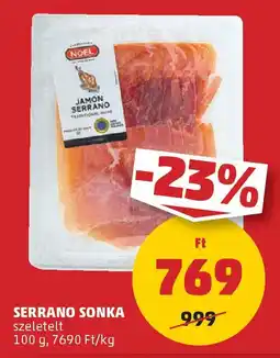 PENNY Serrano sonka ajánlat
