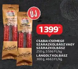 Auchan Csabai csemege szárazkolbász vagy szárazkolbász stb. ajánlat