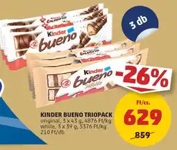 PENNY Kinder Bueno triopack ajánlat