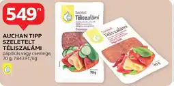 Auchan Auchan tipp szeletelt téliszalámi ajánlat