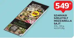 Auchan Szarvasi szeletelt mozzarella sajt ajánlat