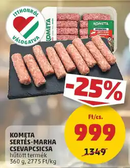PENNY Kometa Sertés-marha csevapcsicsa ajánlat