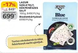 Auchan Lazur szeletelt, kékpenészes sajt ajánlat