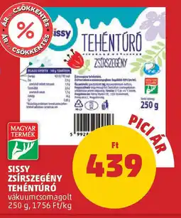 PENNY Sissy zsírszegény tehéntúró ajánlat